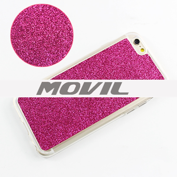 NP-2460 Funda de TPU con el polvo para Apple iPhone 6-6